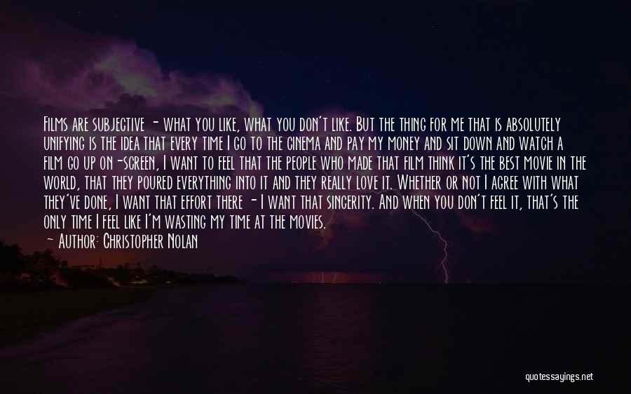 I Think I'm In Love Quotes By Christopher Nolan