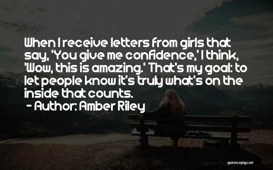 I Think You Amazing Quotes By Amber Riley