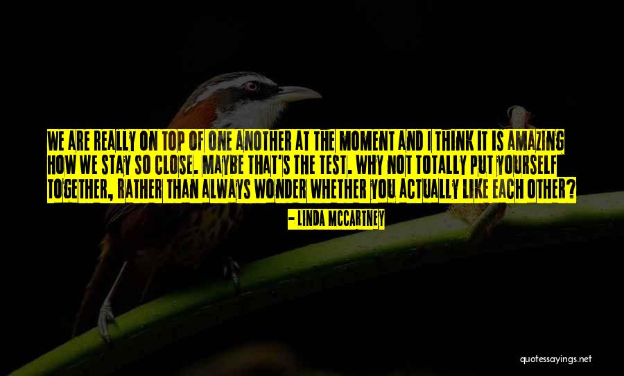 I Think You Amazing Quotes By Linda McCartney