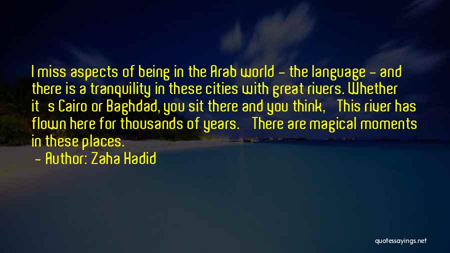 I Think You Are Great Quotes By Zaha Hadid