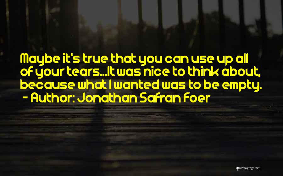 I Think Your Nice Quotes By Jonathan Safran Foer