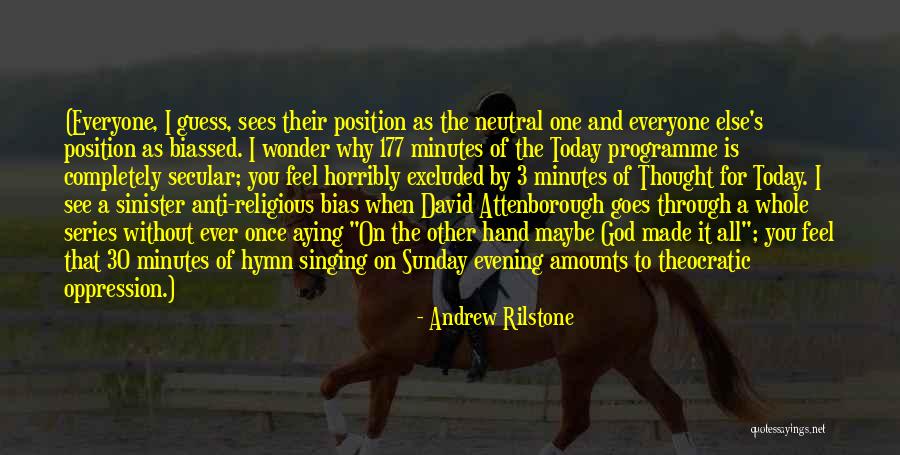 I Thought Of You Today Quotes By Andrew Rilstone I Thought Of You Today Quotes By Andrew Rilstone