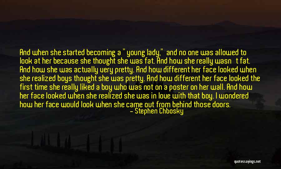 I Thought She Was Different Quotes By Stephen Chbosky I Thought She Was Different Quotes By Stephen Chbosky