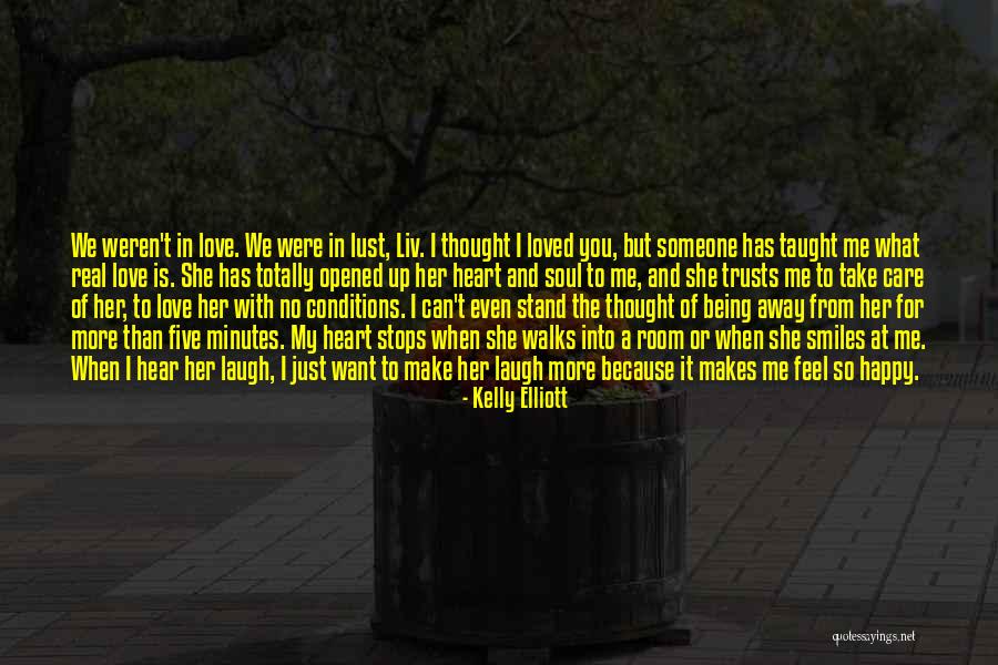 I Thought We Were In Love Quotes By Kelly Elliott I Thought We Were In Love Quotes By Kelly Elliott
