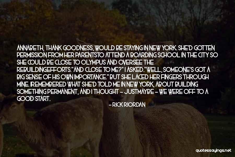 I Thought We Were In Love Quotes By Rick Riordan I Thought We Were In Love Quotes By Rick Riordan