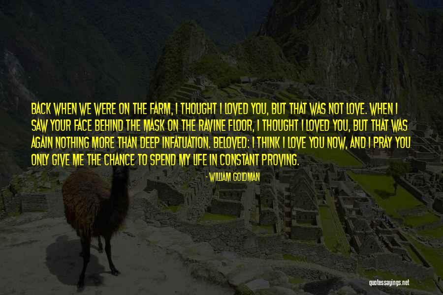 I Thought We Were In Love Quotes By William Goldman