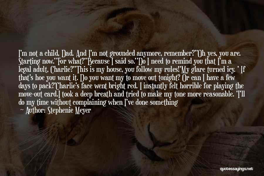 I Tried But I'm Done Quotes By Stephenie Meyer