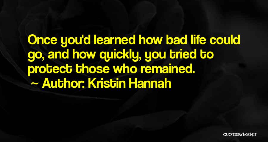 I Tried To Protect You Quotes By Kristin Hannah