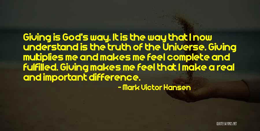 I Understand That Quotes By Mark Victor Hansen I Understand That Quotes By Mark Victor Hansen