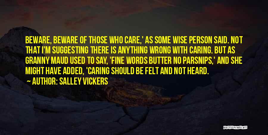 I Used To Not Care Quotes By Salley Vickers