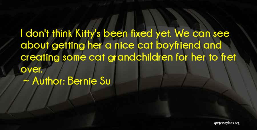 I Want A Nice Boyfriend Quotes By Bernie Su
