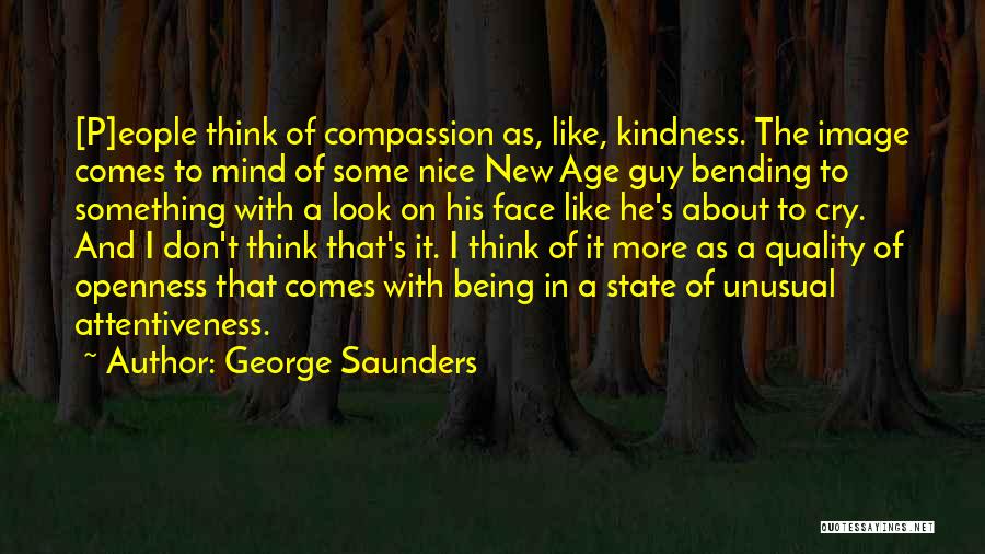 I Want A Nice Guy Quotes By George Saunders