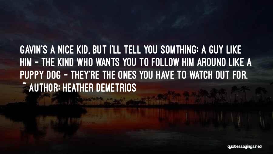 I Want A Nice Guy Quotes By Heather Demetrios