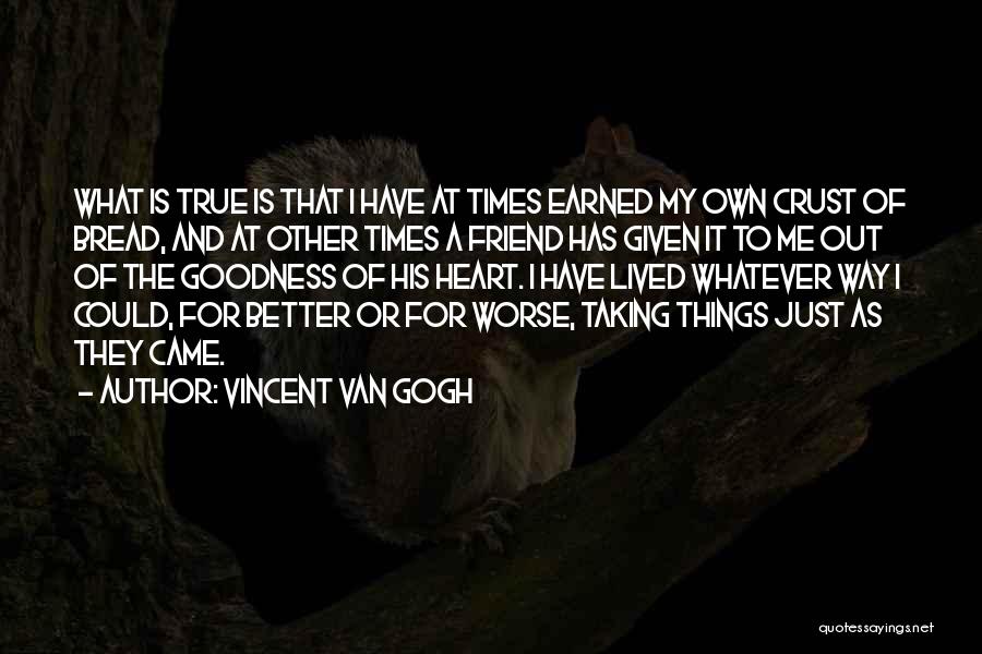 I Want A True Friend Quotes By Vincent Van Gogh