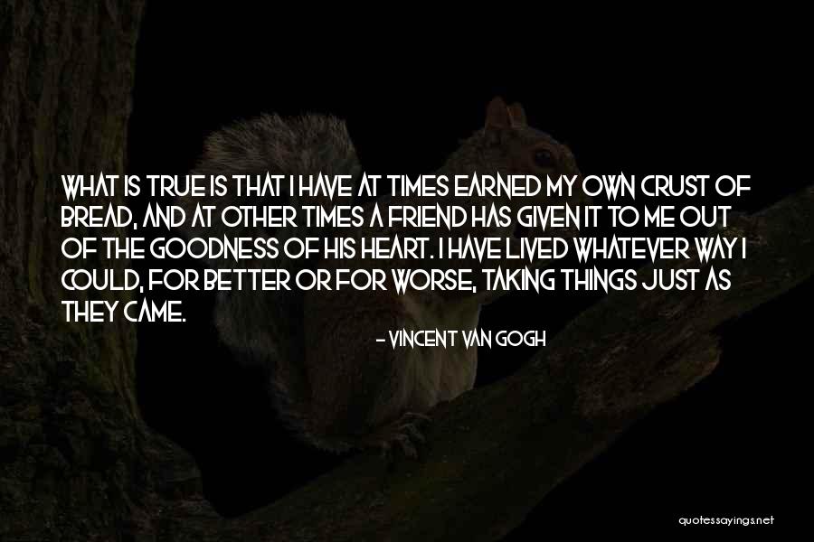 I Want A True Friend Quotes By Vincent Van Gogh