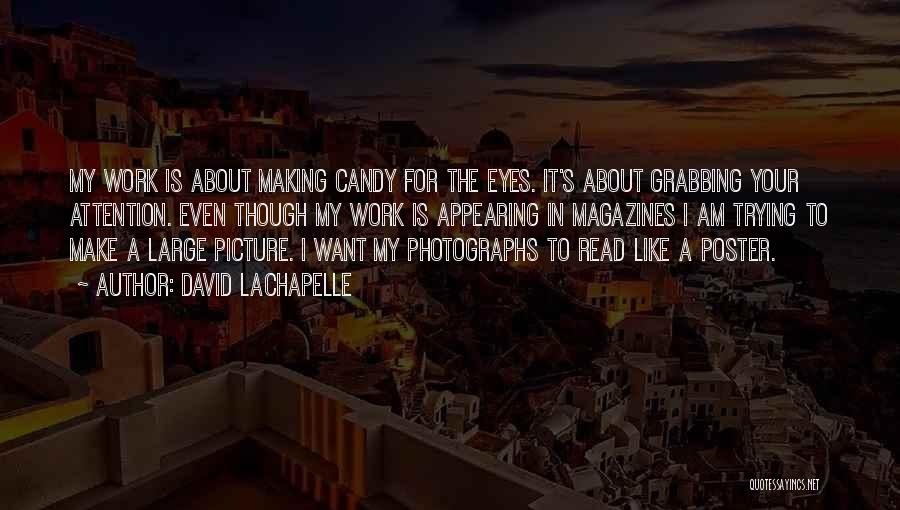 I Want It To Work Quotes By David LaChapelle