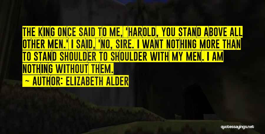 I Want More Than Friendship Quotes By Elizabeth Alder