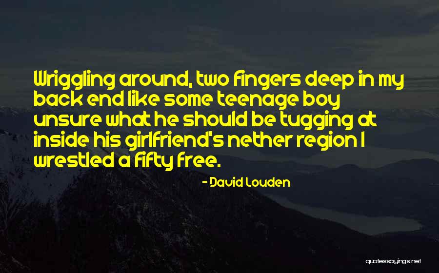 I Want My Girlfriend Back Quotes By David Louden