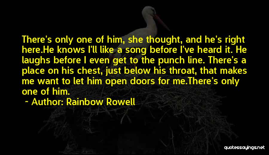 I Want Only Him Quotes By Rainbow Rowell