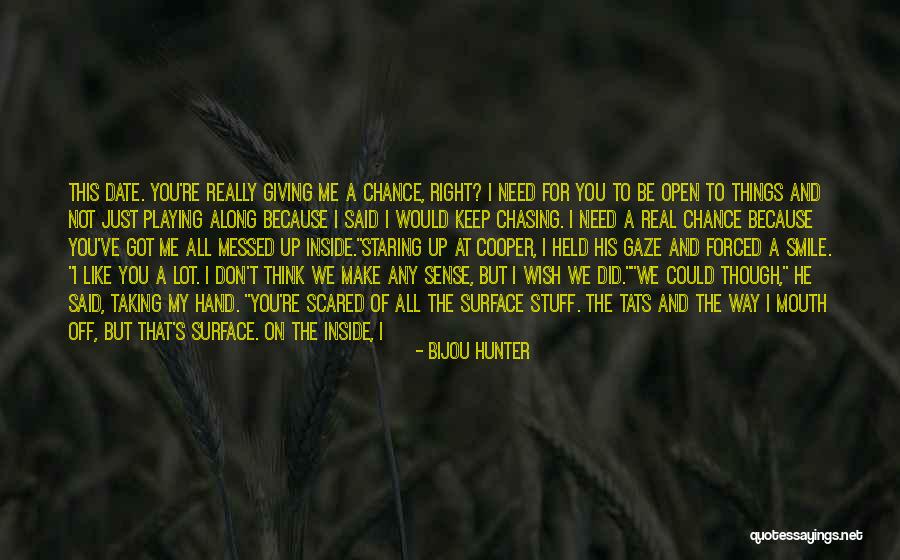I Want Romance Quotes By Bijou Hunter I Want Romance Quotes By Bijou Hunter