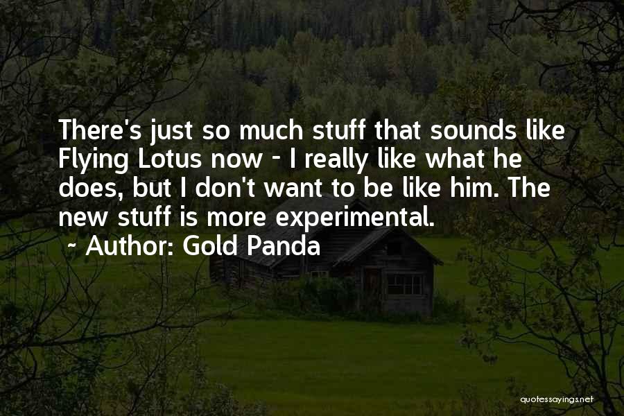 I Want So Much More Quotes By Gold Panda