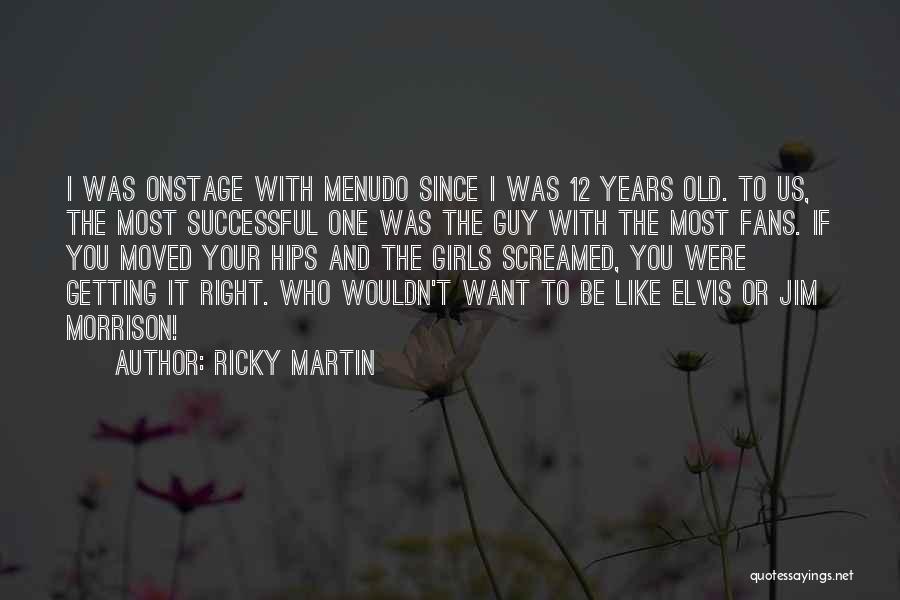 I Want The Old Us Quotes By Ricky Martin