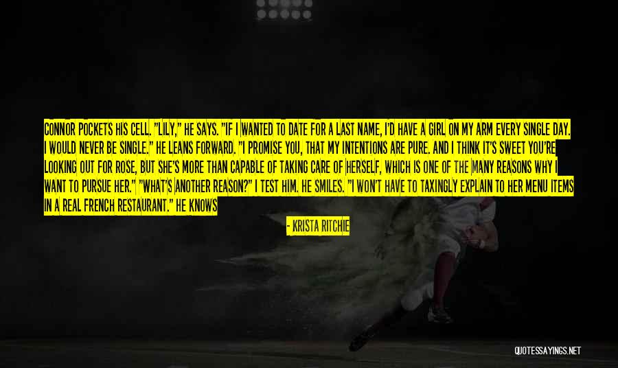 I Want To Be That Girl Quotes By Krista Ritchie I Want To Be That Girl Quotes By Krista Ritchie