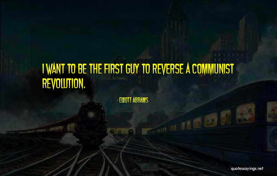 I Want To Be The Guy Quotes By Elliott Abrams