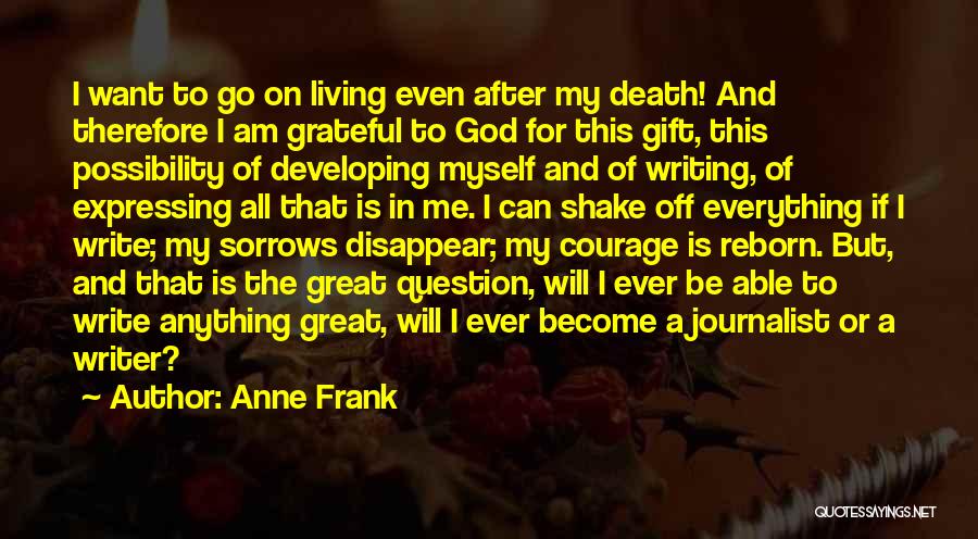 I Want To Disappear Quotes By Anne Frank