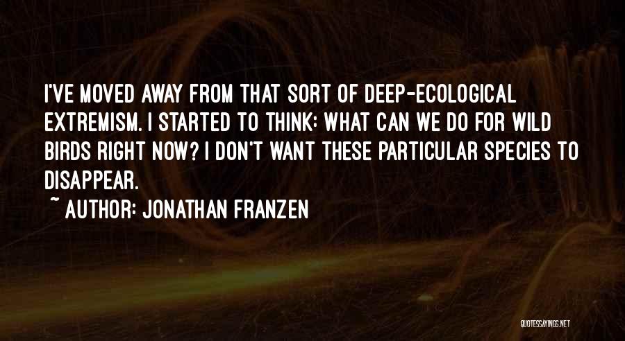 I Want To Disappear Quotes By Jonathan Franzen