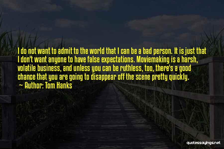 I Want To Disappear Quotes By Tom Hanks