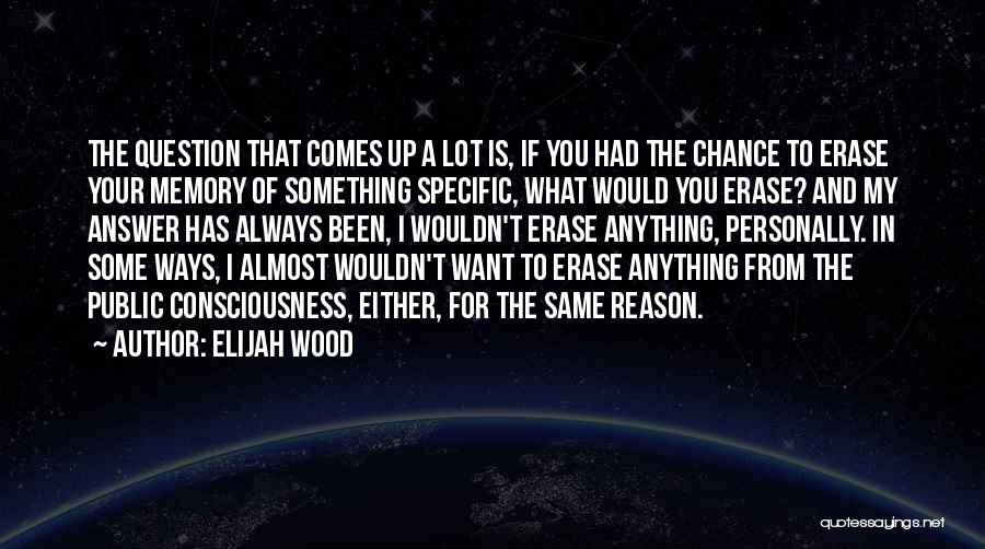 I Want To Erase You Quotes By Elijah Wood