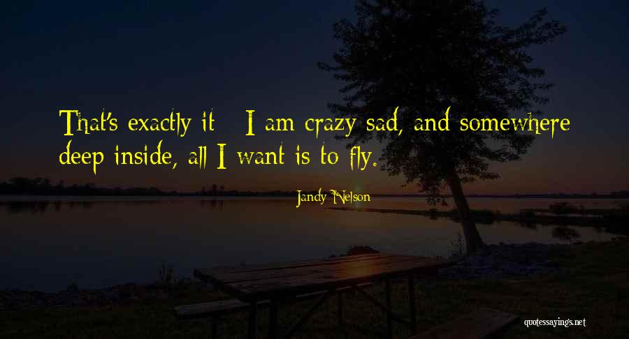 I Want To Fly Quotes By Jandy Nelson I Want To Fly Quotes By Jandy Nelson