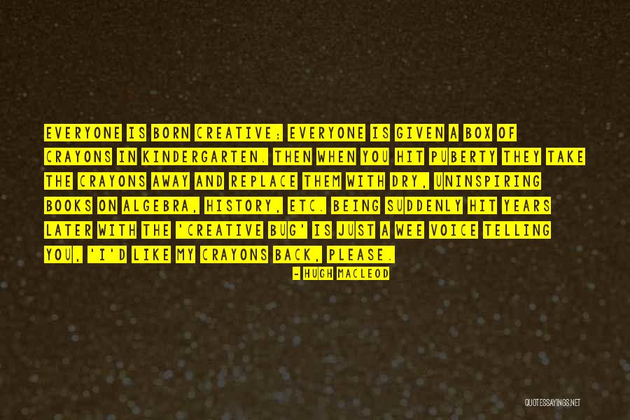 I Want To Go Back To Kindergarten Quotes By Hugh MacLeod I Want To Go Back To Kindergarten Quotes By Hugh MacLeod