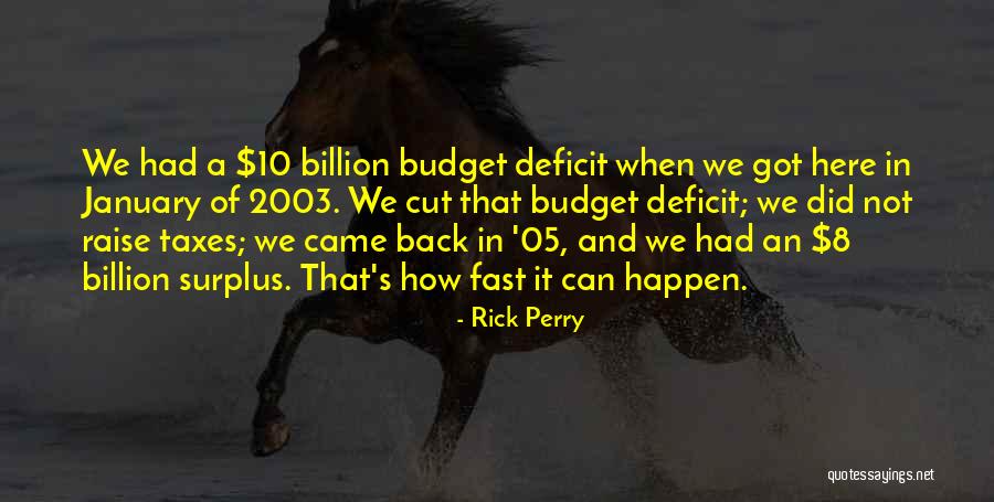 I Want To Go Back To My Past Quotes By Rick Perry