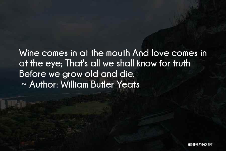 I Want To Grow Old With You Love Quotes By William Butler Yeats