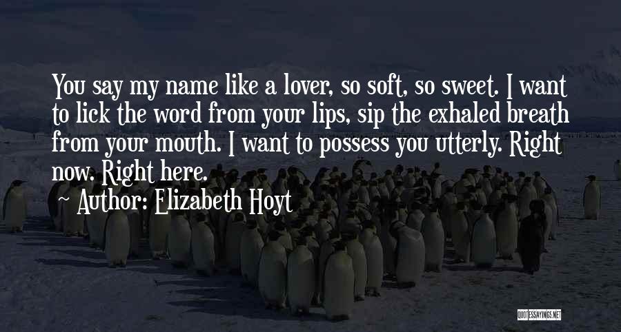 I Want To Lick You Quotes By Elizabeth Hoyt