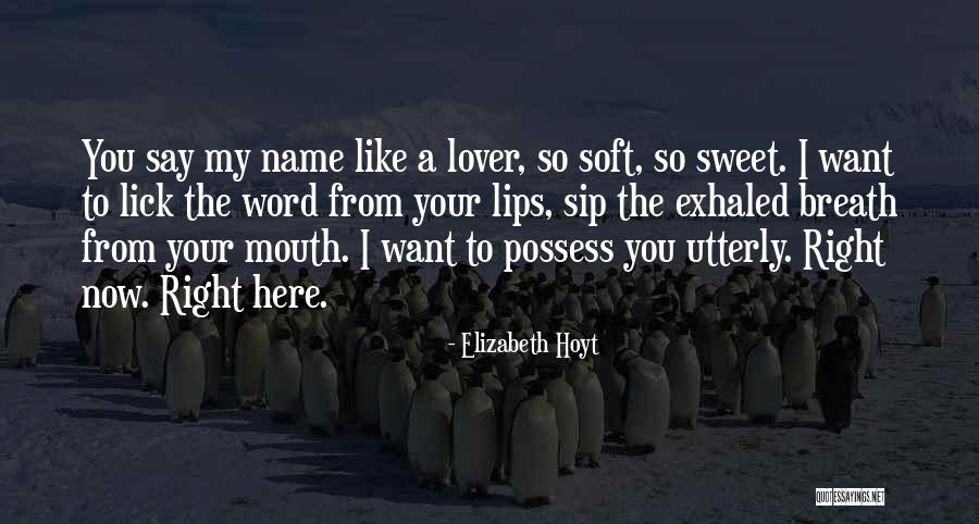 I Want To Lick You Quotes By Elizabeth Hoyt