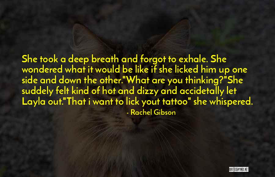 I Want To Lick You Quotes By Rachel Gibson