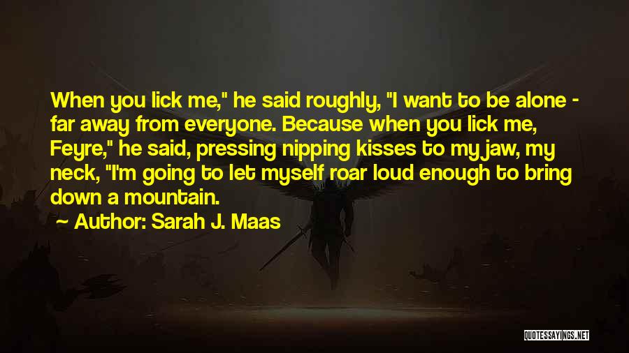 I Want To Lick You Quotes By Sarah J. Maas