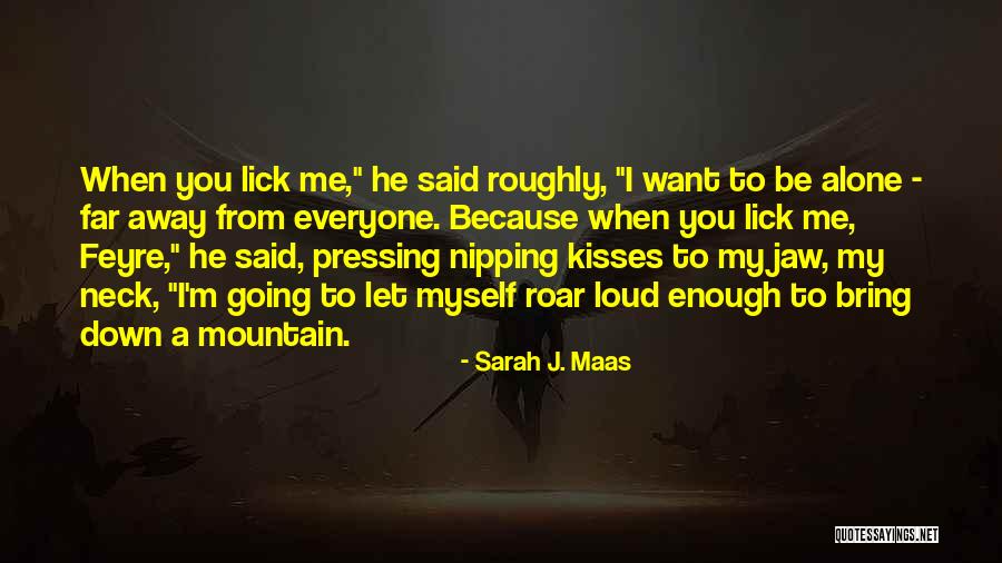 I Want To Lick You Quotes By Sarah J. Maas