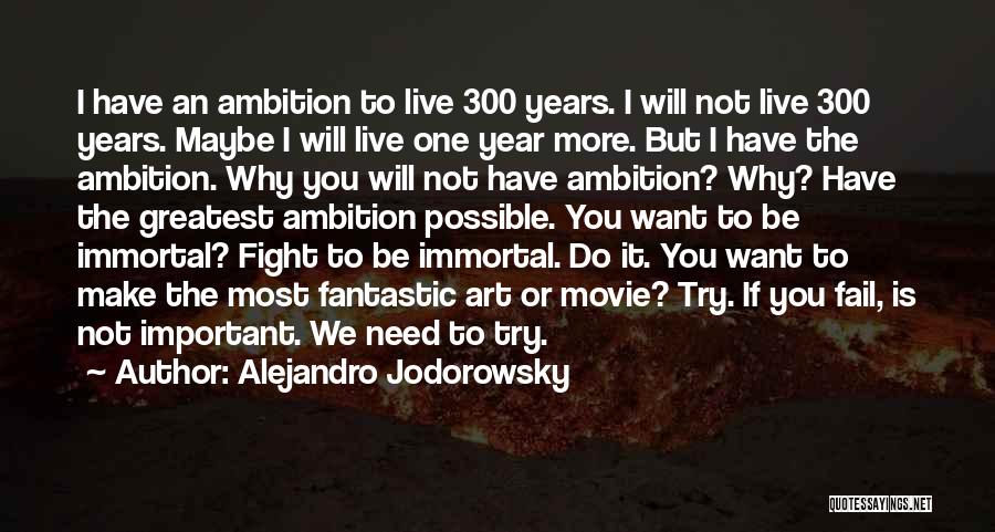 I Want To Live Movie Quotes By Alejandro Jodorowsky