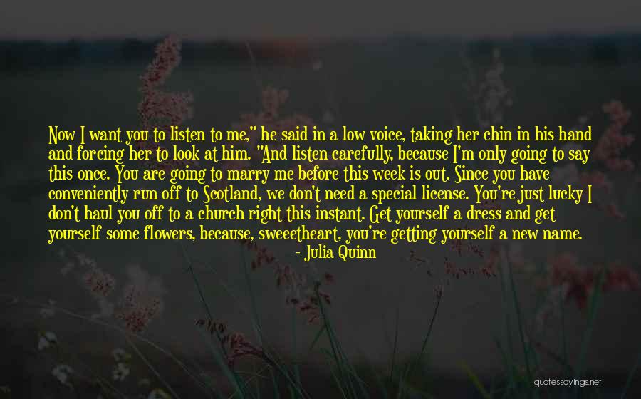 I Want To Marry You Because Quotes By Julia Quinn