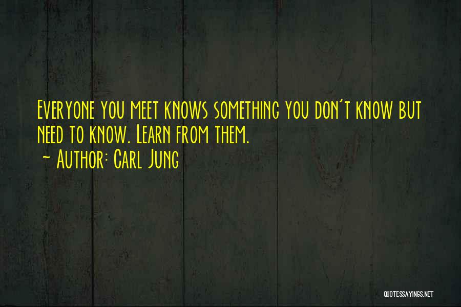 I Want To Meet Someone Who Quotes By Carl Jung