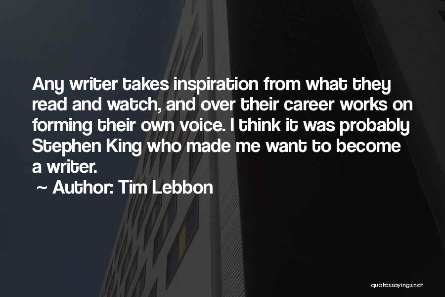 I Want To Read Quotes By Tim Lebbon
