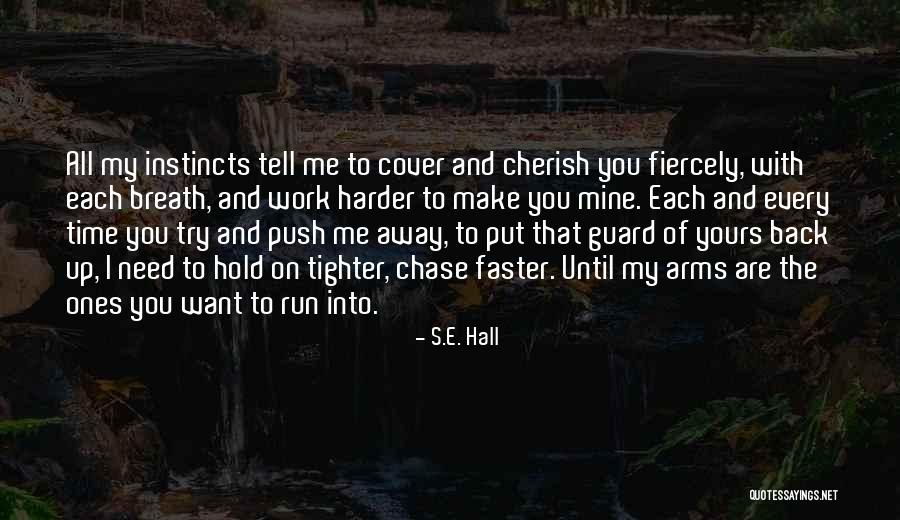 I Want To Run To You Quotes By S.E. Hall