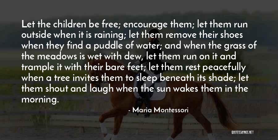 I Want To Sleep Peacefully Quotes By Maria Montessori