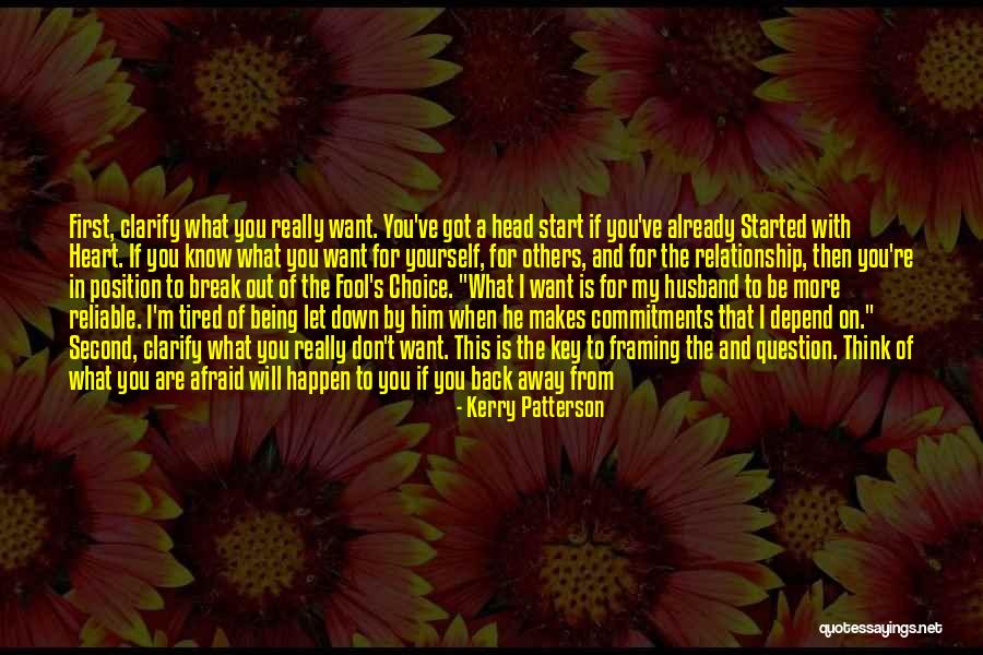 I Want To Stay Away From You Quotes By Kerry Patterson