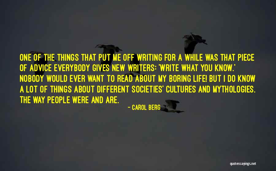 I Want To Write Quotes By Carol Berg