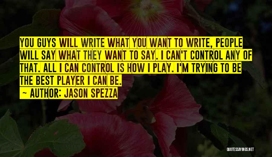 I Want To Write Quotes By Jason Spezza